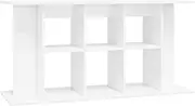 vidaXL Aquarium Stand Fish Tank Cabinet - White Engineered Wood 120x40x60 cm - Roomy Storage for Aquatic Supplies