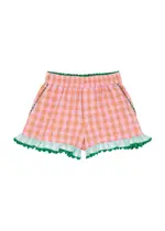 Stella Mccartney Kids Gingham Ruffled Cotton Shorts - Multicoloured - 10YR (10 Years) 10YR (10 years)