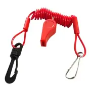 JLP Intended for Replacement Lanyard Swivel & Steel Clip Red Whistle Quick Cord