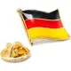 【A-ONE 匯旺】Germany 德國 國旗胸徽 國旗飾品 國旗別針 國家飾品 流行 出國胸針紀念品