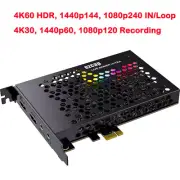 Ezcap334 Live Streaming PCI-E Video Capture Card 4K 60fps Game Recorder Box