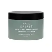 Natio Spirit Green Clay & Manuka Honey Purifying Face Mask