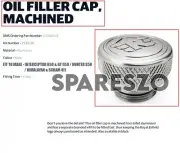 Royal Enfield "Oil Filler Cap" For Interceptor 650 & GT 650/Hunter 350/Himalayan