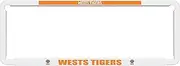 1x Official NRL West Tigers Car Number Plate Frame Cover Surround