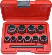 11pc Spiral Twist extractor socket set PT10383