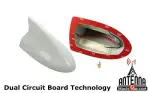 Functional AM/FM WHITE Shark Fin Antenna - FITS: 2002-2007 Suzuki Aerio (for: Suzuki)
