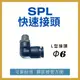 【MARTO】*現貨*匡信 SPL6 PL 省力快速接頭 快速接頭 彎接頭 塑膠接頭 省力接頭 SPL6M5 SPL601 SPL602 SPL603 SPL604