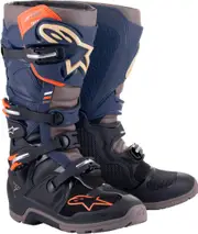Alpinestars Tech 7 Enduro Drystar Motocross Boots, black-grey-blue, Size 47 for Men Black Grey Blue