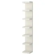 LACK Wall shelf unit, white, 30x190 cm