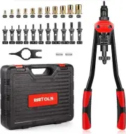 WETOLS 16" Rivet Nut Tool, Professional rivet nut tool with 11 mandrels