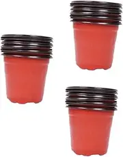 SEWOART 120Pcs Flowerpots Durable Plastic Plant Containers with Drainage Lightweight Nursery Pots for Gardening for Succulents Flower Plants