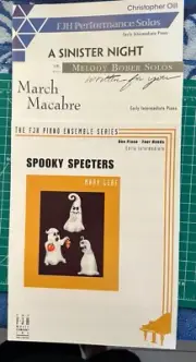 FJH Halloween Sheet Music Spooky Specters - March Macabre - A Sinister Night NEW
