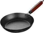 WATIIFUFU Nonstick Frying Pan Iron Wok with Handle Versatile Cooking Pan for Stovetops for Pancakes Steaks and More Easy to Clean Kitchenware