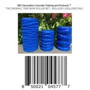 "THE ORIGINAL" TREE BARK ROLLER SET - PERFECT TREE BARK REPLICATOR - 3 ROLLERS
