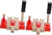 Little Plaything Trains Decorative Traffic Signal Railway Train Traffic Light Wooden Accessory Model Railway