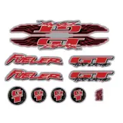 GT - 1995 Fueler - decal set on chrome - Old school bmx