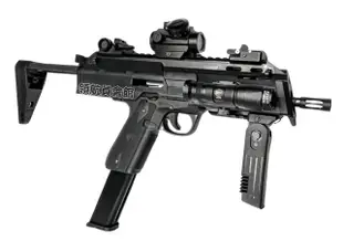 【領航員會館】CTM AAP01專用MP7衝鋒套件 戰術握把伸縮槍托魚骨瓦斯槍升級改裝連發全自動步槍長槍快瞄內紅點槍燈