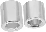 2pcs Hub Shaft Bushing Front Bearing Skateboard Wheels Bushing Accessories Skateboard Bearings Modified Wheel Hub Rear Wheel Hubs Pit Bike Bearings Wheels Silver Metal