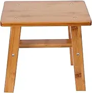 Child Stool, Study Multipurpose Small Bamboo Stool Low Stool Children Bench for Home Living Room Supplies Bathroom(S Square Bamboo Stool)