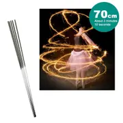 70cm Large Sparklers Party Sparkler For Birthdays Party Parties Wedding Low Smoke Gold Sparklers