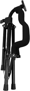 SAFIGLE Iron Material Folding Guitar Stand Floor Guitar Holder Space-saving Rack Bass Ukulele