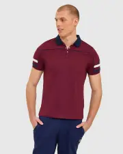 Men's Grandslam Polo - WINDSOR WINE/FILA NAVY - WINDSOR WINE/FILA NAVY