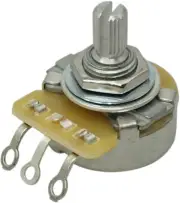 CTS 250K REVERSE LOG AUDIO TAPER - LEFT HAND! POT POTENTIOMETER SPLIT SHAFT