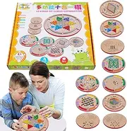 Travel Unique Chess Game - Multi-Functional Portable Chess Set,Intellectual Development and Educational Fun Board Game