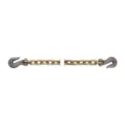 Peerless 8605182 1/2 x 20' Grade 70 Chain w/ Clevis Hooks Binder Chain Assembly