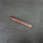 1x Black red Big Limited Edition Metal Badge Emblem Decal Sticker 3D Turbo Sport (for: MG)