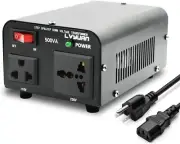 500Va Voltage Transformer Step Up Down Converter 110240V Metal Casing