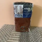 Eclipse Ambiance Draft Stopper 100% Blackout Grommet One Panel Absolute Zero @