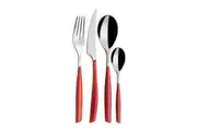 Bugatti Glamour 24pc Cutlery Set - Red