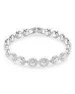 Swarovski Una Crystal Halo Flex Bracelet in Rhodium Plated