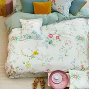 Pip Studio Queen White Fleur Grandeur White Cotton Quilt Cover Set