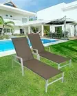 Outdoor sun lounger bed (Set of 2)