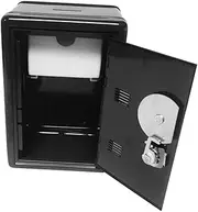 FOYTOKI 1Pc Iron Money Storage Box Strongbox Versatile Desktop Password Case for Coins Jewelry and Keepsakes Design for Home Office Decor