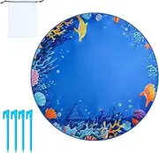 Baby Pool Float - Beach Sand Toys | Kids Beach Toys | Animal Sand Moulds and Shovels in Mesh Bag, Pit Summer Water Toy for Kid Boys Girl Swimming Seat/Ring and from 6 Month