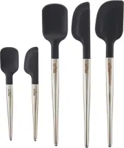 All-Clad Specialty Silicone Kitchen Gadgets 5 Piece Set, Spatulas Kitchen Tools,