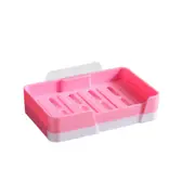10Pcs Creative Soap Dishes Wall Hanging Drawer Type Double Layer Soap Holder Without Holes