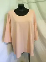 AUTOGRAPH SOFT PINK "FLUTTER SLEEVES"KNIT TOP-SIZE 26 NEW REDUCED $