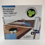 Portable-Ping Pong Table Tennis Set Retractable Net Glow in Dark Balls 2 Paddles