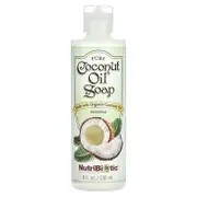 NutriBiotic, Pure Coconut Oil Soap, Unscented, 8 fl oz (236 ml)