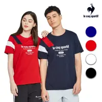 在飛比找momo購物網優惠-【LE COQ SPORTIF 公雞】涼感運動生活短袖T恤 