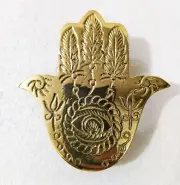 Brass Hamsa Hand Door Knocker Evil Eye Solid Brass au