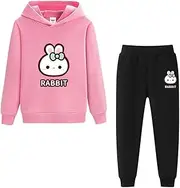 [Amur Leopard] Children's girls' jogging suit, clothing set, 2-piece sports suit, sweat jacket and jogging bottoms, tracksuit, leisure suit