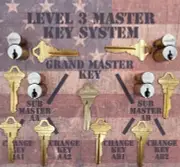 4-Materkeyed LFIC Cores Schlage C keyway with 14 keys plus 1-control key