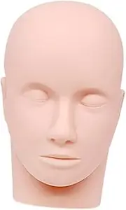 JAYIOLA Eyelashes Mannequin Head Cosmetology Doll Make -up Head for Beginners