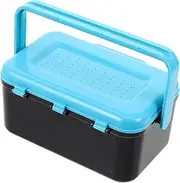 Box Waist Hanging Bait Box Durable Fishing Tackle Organizer with Clip Multi Functional Storage for Worms Red Worms Accessories Portable Bait Holder for Fishing Gear