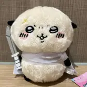 Chiikawa Sea Otter Yay! Plush Mascot Brand sword in one's hand new Rare